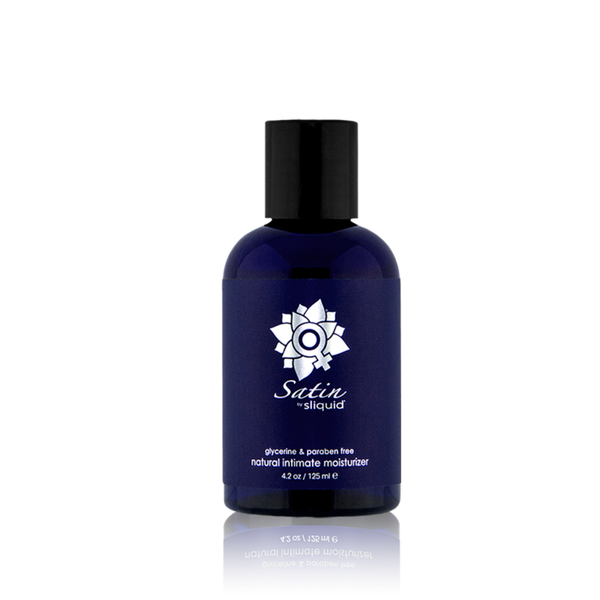 An image of Sliquid Satin 125ml bottle in a white background.