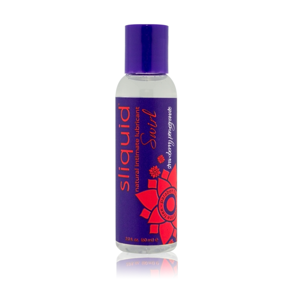 An image of Sliquid Strawberry Pomegranate 60ml bottle in a white background.