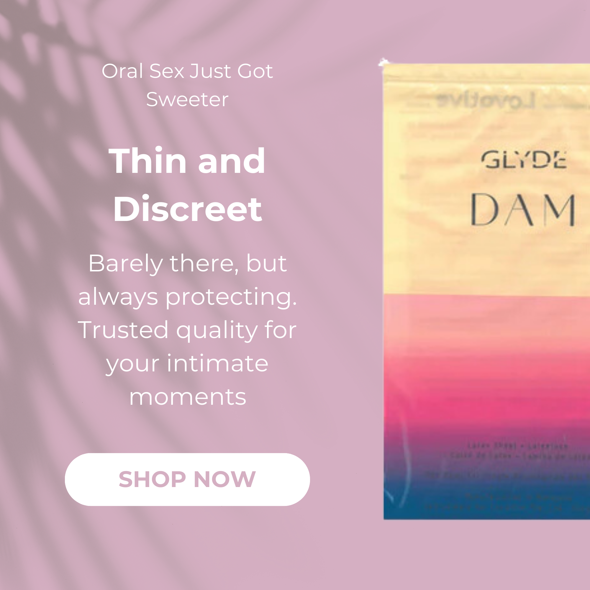 Sheer Glyde Dams Pink/Strawberry Secondary image