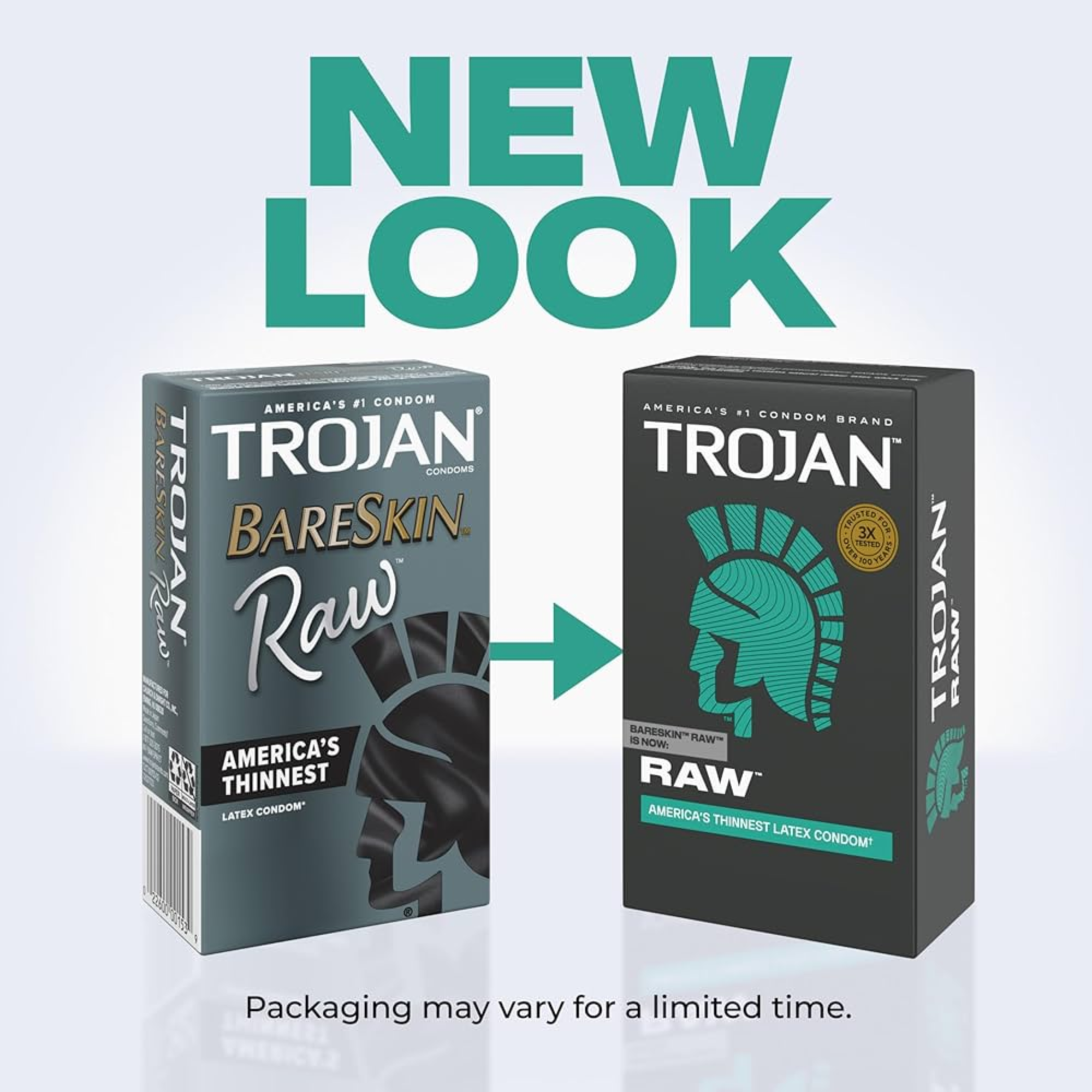 Trojan BareSkin Raw paquete de 10 Imagen secundaria del producto