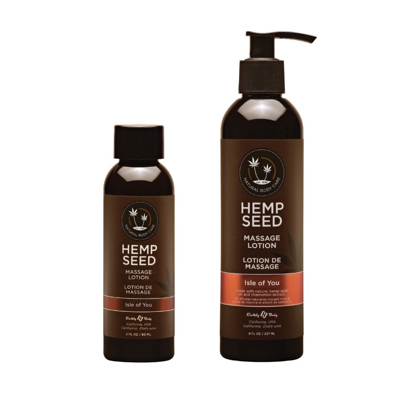 Earthly Body Hemp Seed Massage LOTION Isle of You Imagen principal del producto