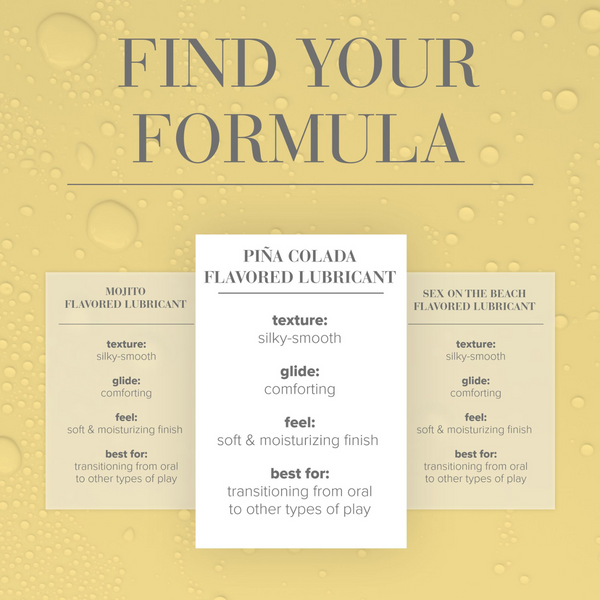 JO Cocktails Pina Colada Flavored Lube 2 fl oz - formula