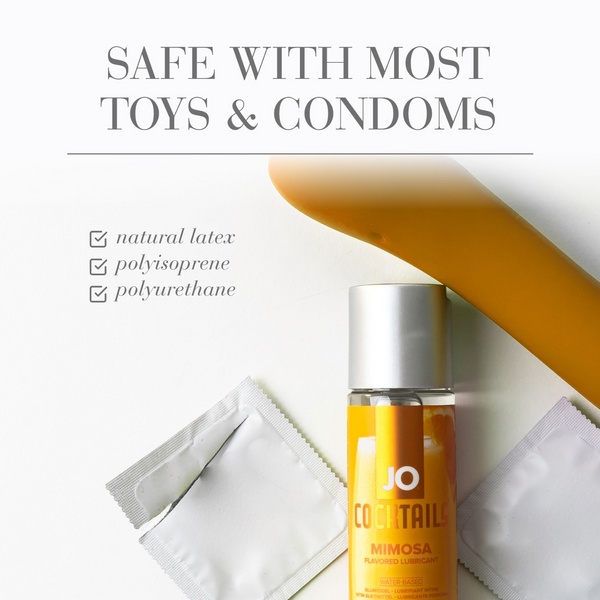 JO Cocktails Mimosa Flavored Lube 2 fl oz - safe to use