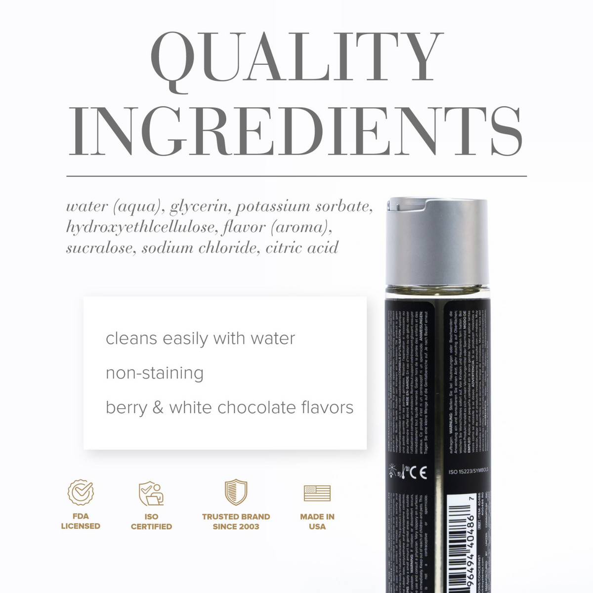 Jo Gelato White Chocolate Raspberry Truffle Lubricant - quality