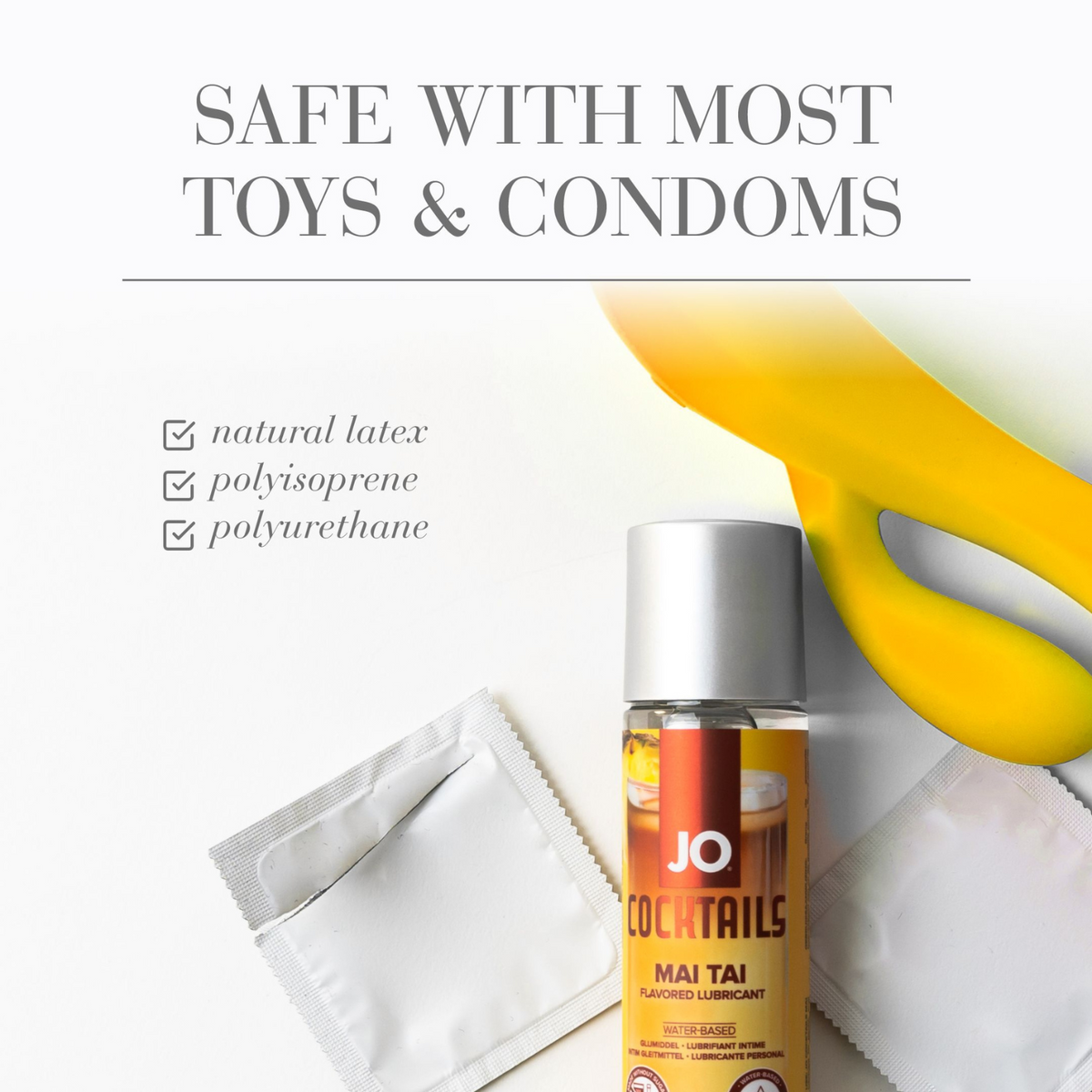 JO Cocktails Mai Tai Flavored Lube 2 fl oz - safe to use