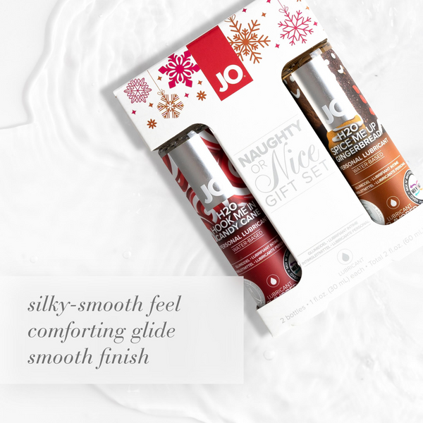 JO H2O Candy Cane & Gingerbread Gift Set silky smooth