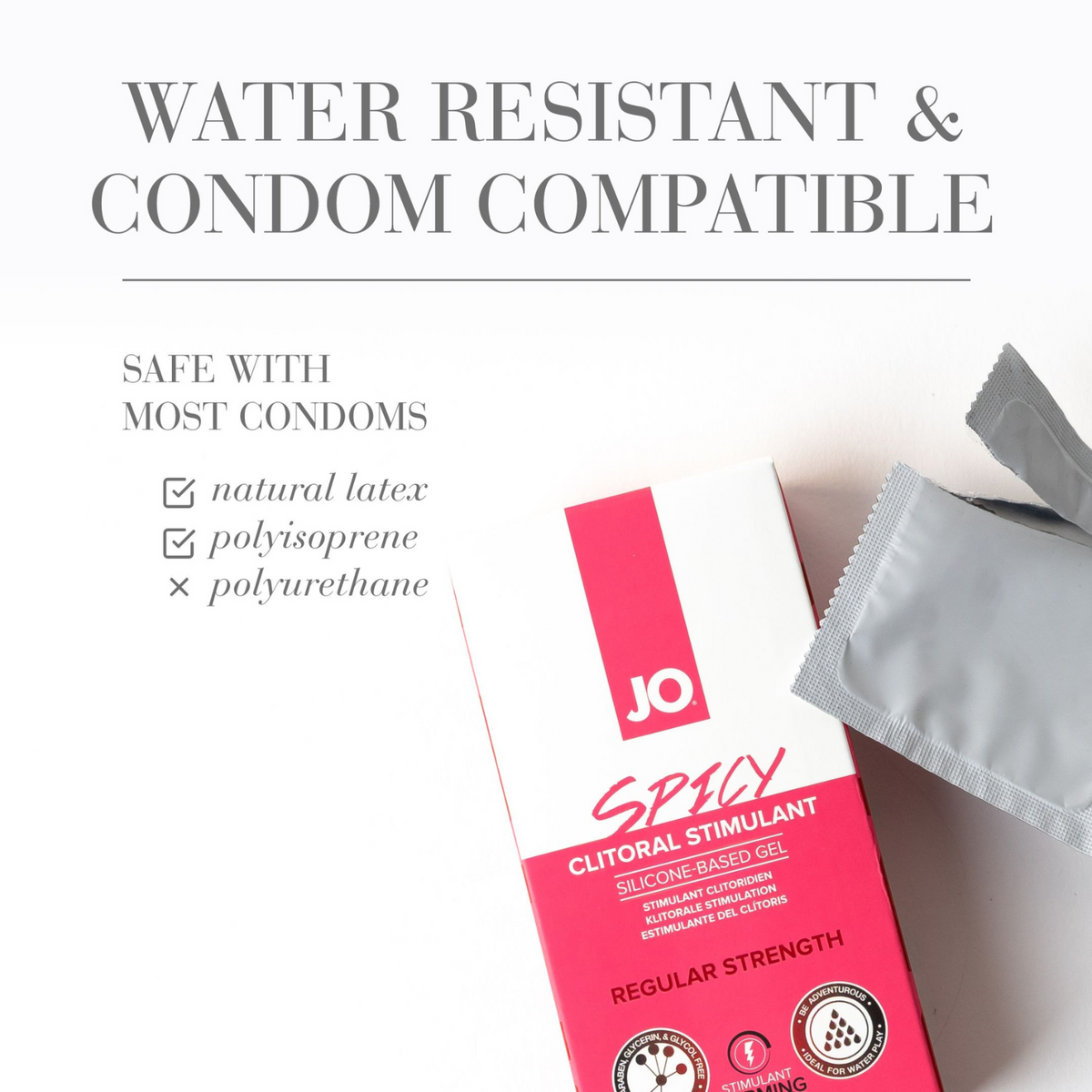 System JO SPICY Clitoral Stimulant 10ml - water resistant