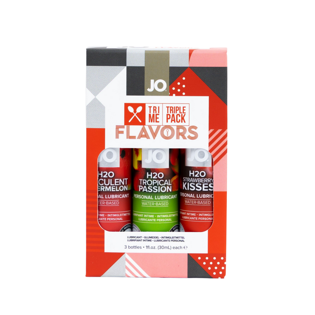 JO Tri Me Triple Pack FLAVORS Water-Based Main image