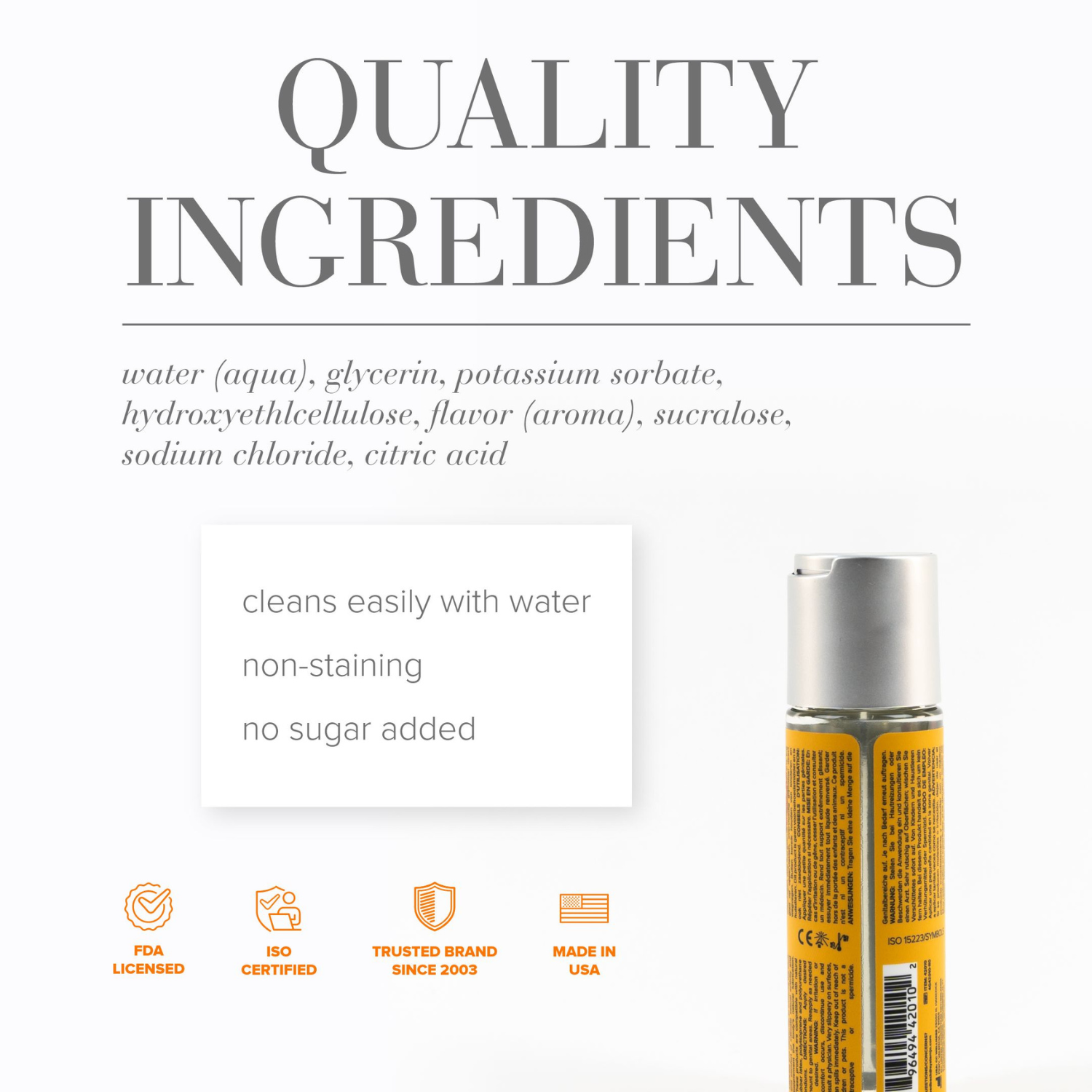 JO Cocktails Mimosa Lubricante con sabor 2 fl oz Imagen secundaria del producto