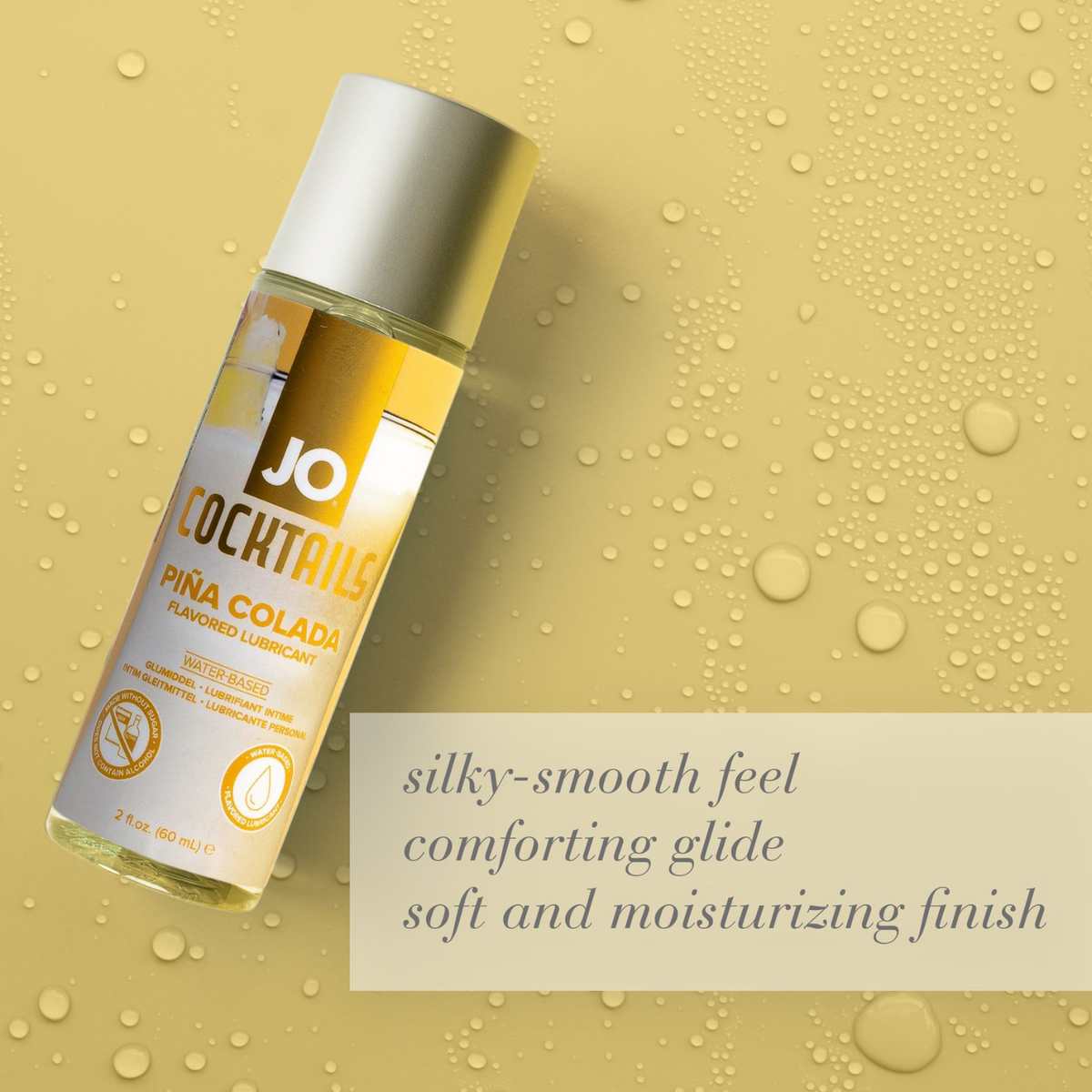 JO Cocktails Pina Colada Flavored Lube 2 fl oz - silky smooth
