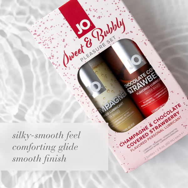 JO Sweet & Bubbly Pleasure Set Water-Based - silky smooth