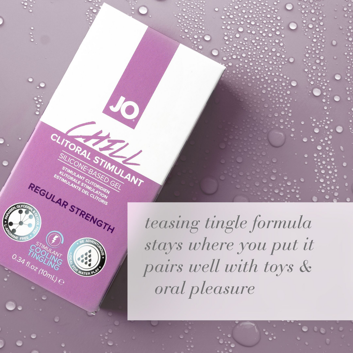System JO CHILL Clitoral Stimulant 10ml - tingle formula