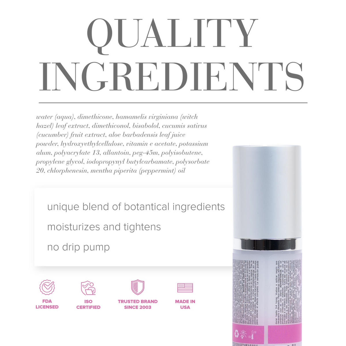 System JO Vaginal Tightening Serum 50ml - quality 