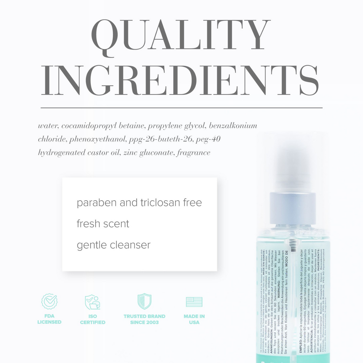 System JO Misting Toy Cleaner 120 ml - quality