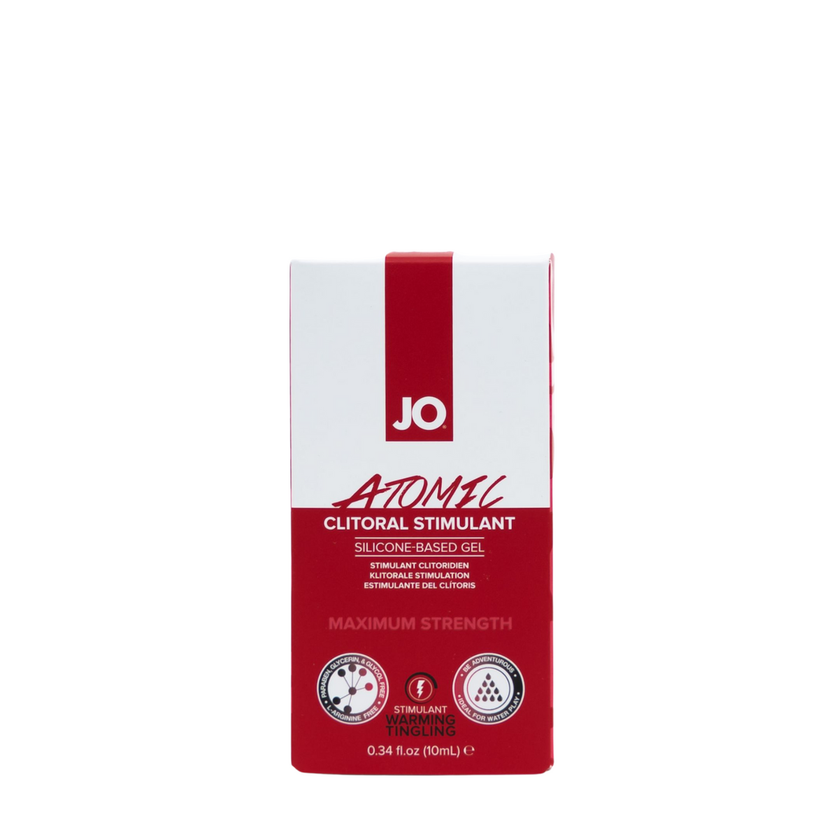 System JO Atomic Clitoral Stimulant Gel 10ml Imagen principal del producto