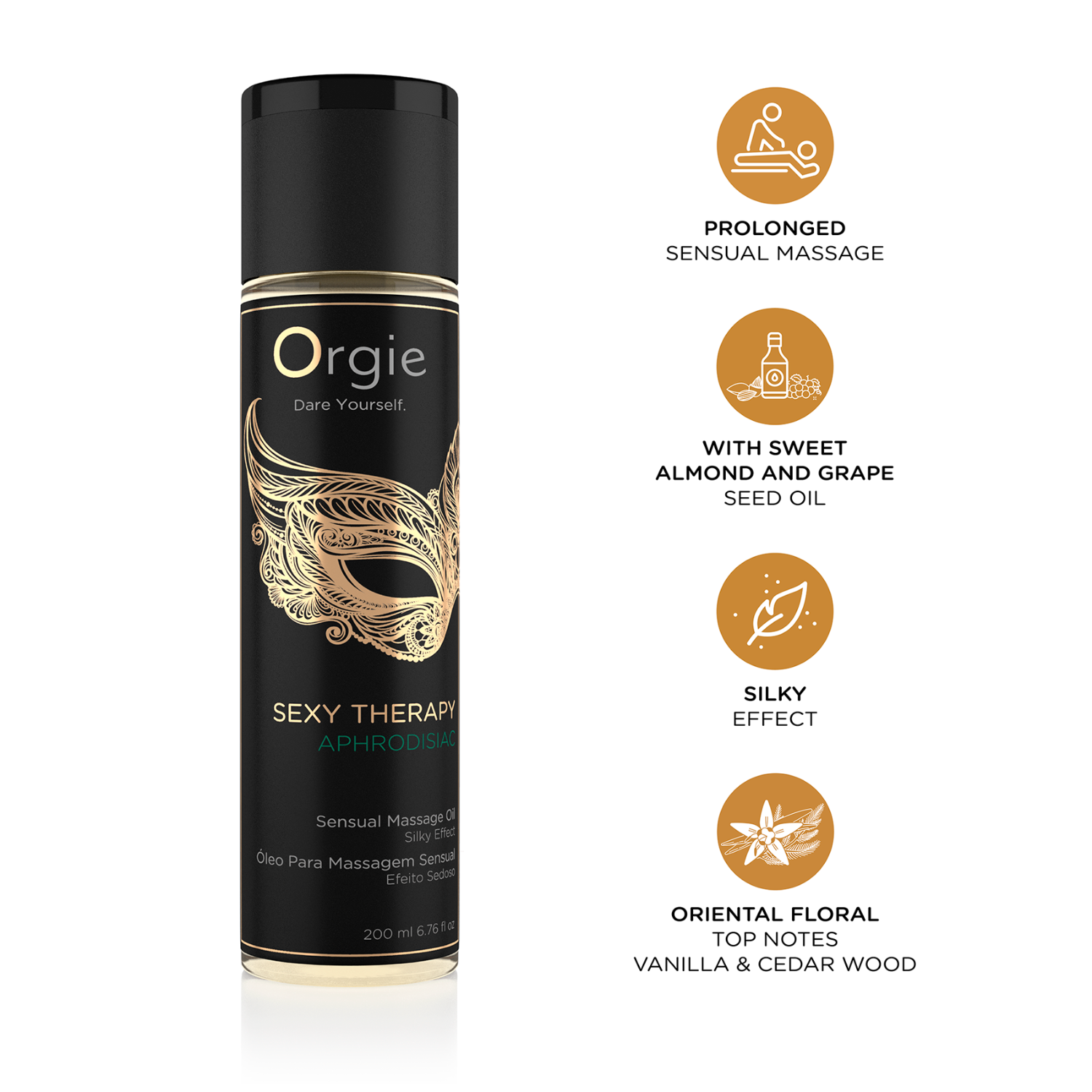 Orgie Sexy Therapy Aphrodisiac Massage Oil WorldCondoms