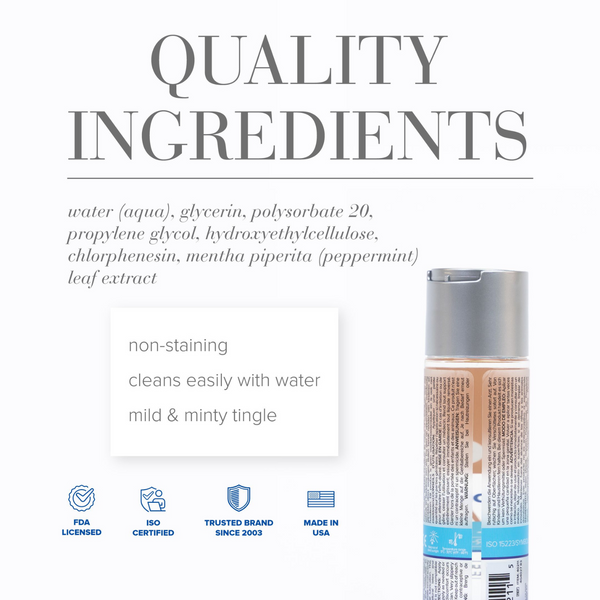 JO H2O Anal Cooling Lubricant Water-Based 2 fl oz - quality