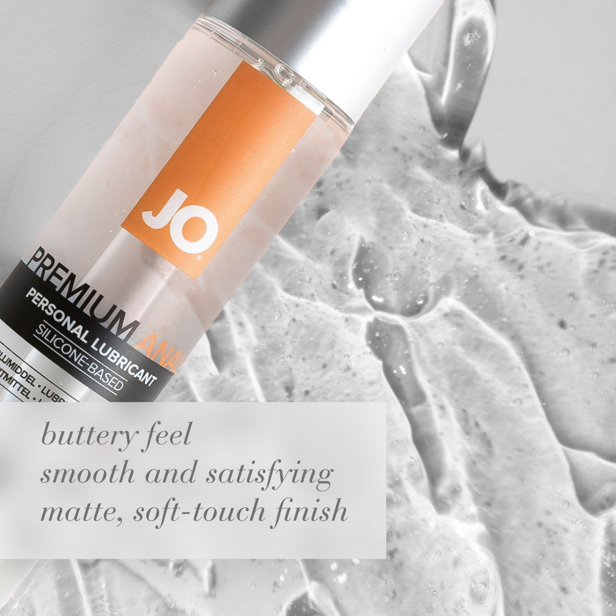 JO Premium Anal Original Silicone-Based - smooth texture