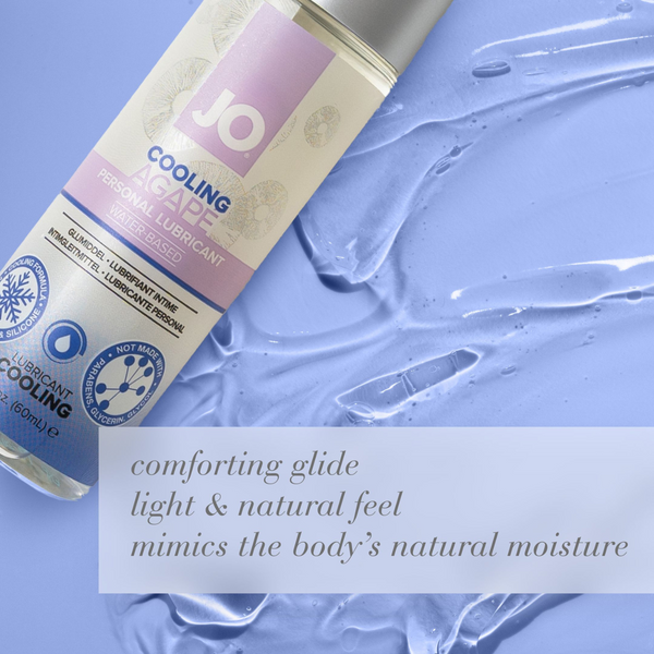 JO Agapé Cooling Lubricant Water-Based 2 fl oz - natural feel