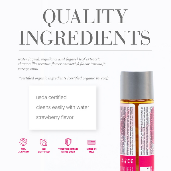 System JO Naturalove Organic Strawberry - quality