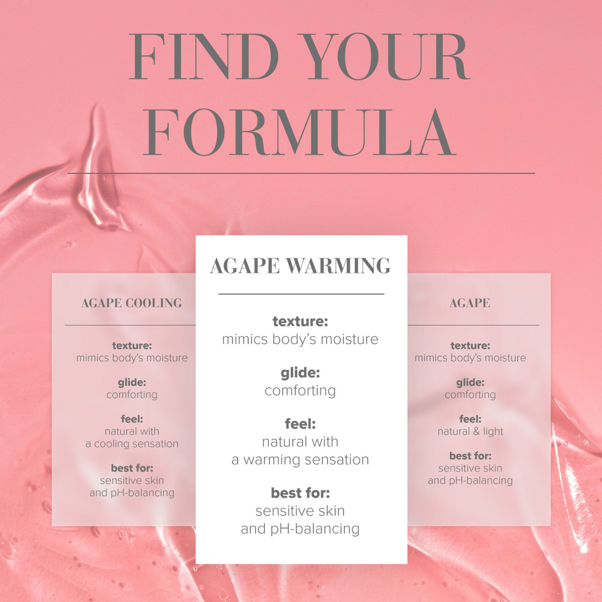 JO Agapé Warming Lubricant Water-Based 2 fl oz - formula