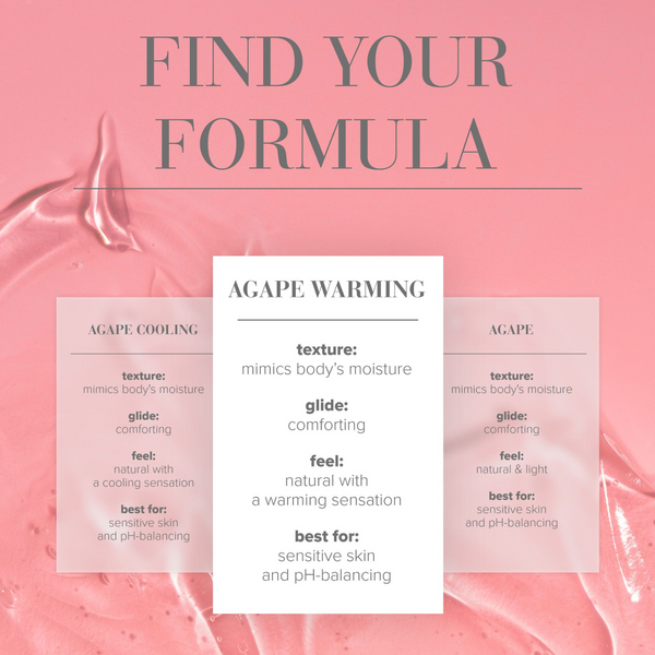 JO Agapé Warming Lubricant Water-Based 2 fl oz - formula