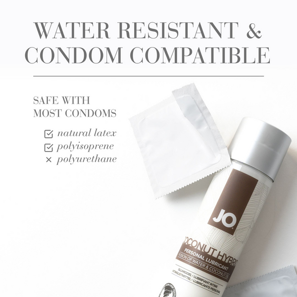 JO Silicone Free Hybrid Coconut Original - water resistant