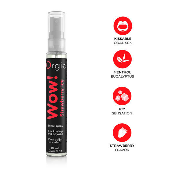 Orgie Wow! Strawberry Ice Bucal Spray 10ml