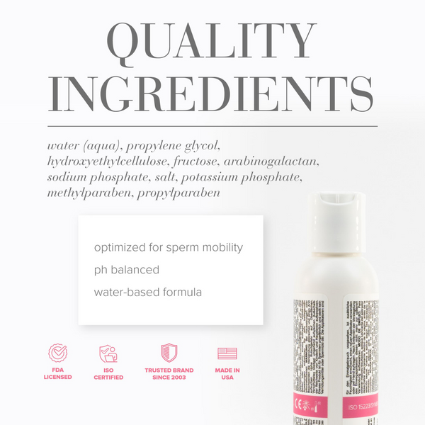 JO Actively Trying Fertility Friendly Water-Based Personal Lubricant 4 fl oz - quality
