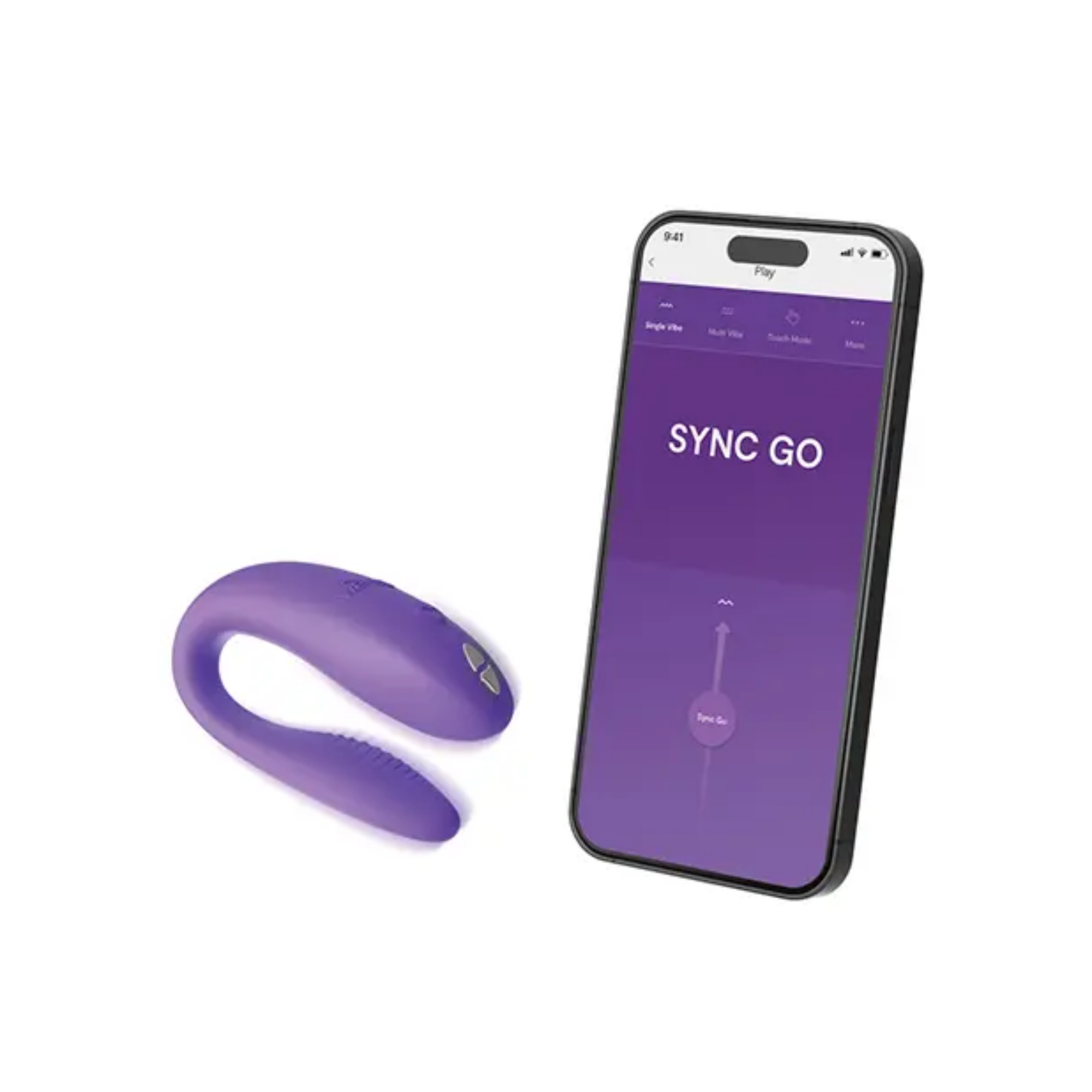 Masajeador We-Vibe Sync Go controlado por aplicación, morado claro Imagen secundaria del producto