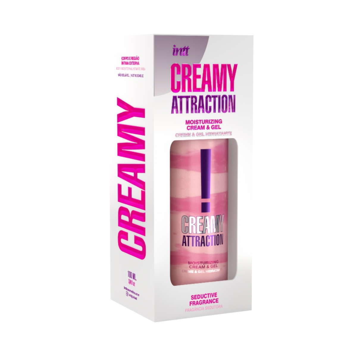 Intt Creamy Attraction Moisturizing Cream & Gel with Seductive Fragrance in the white background. Main image