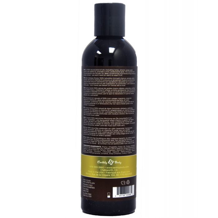 Earthly Body Massage & Body OIL Nag Champa 8 fl oz Secondary image