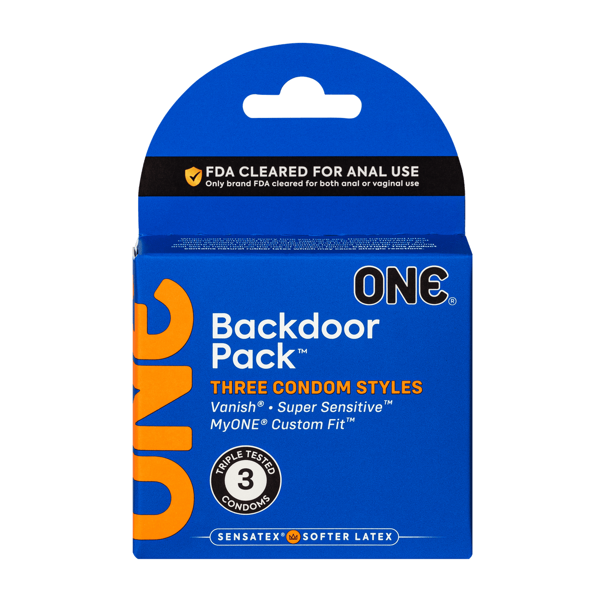 One Backdoor Pack Box 3 | WorldCondoms