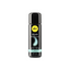 A small, black bottle of pjur AQUA Panthenol water-based personal lubricant 30ml is isolated against a white background.