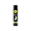 A black bottle of Pjur Aqua Aloe vera water-based personal lubricant with a yellow logo.