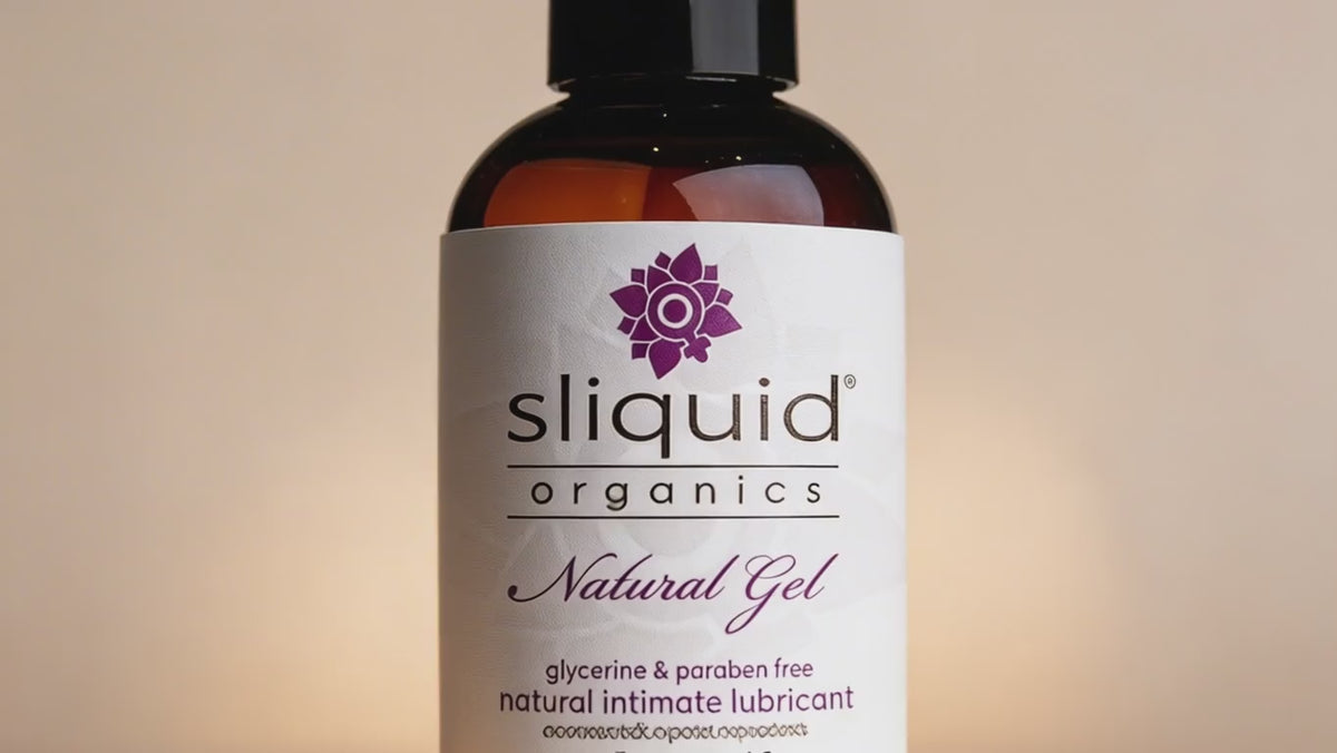 A clip of Sliquid Organics Natural Gel