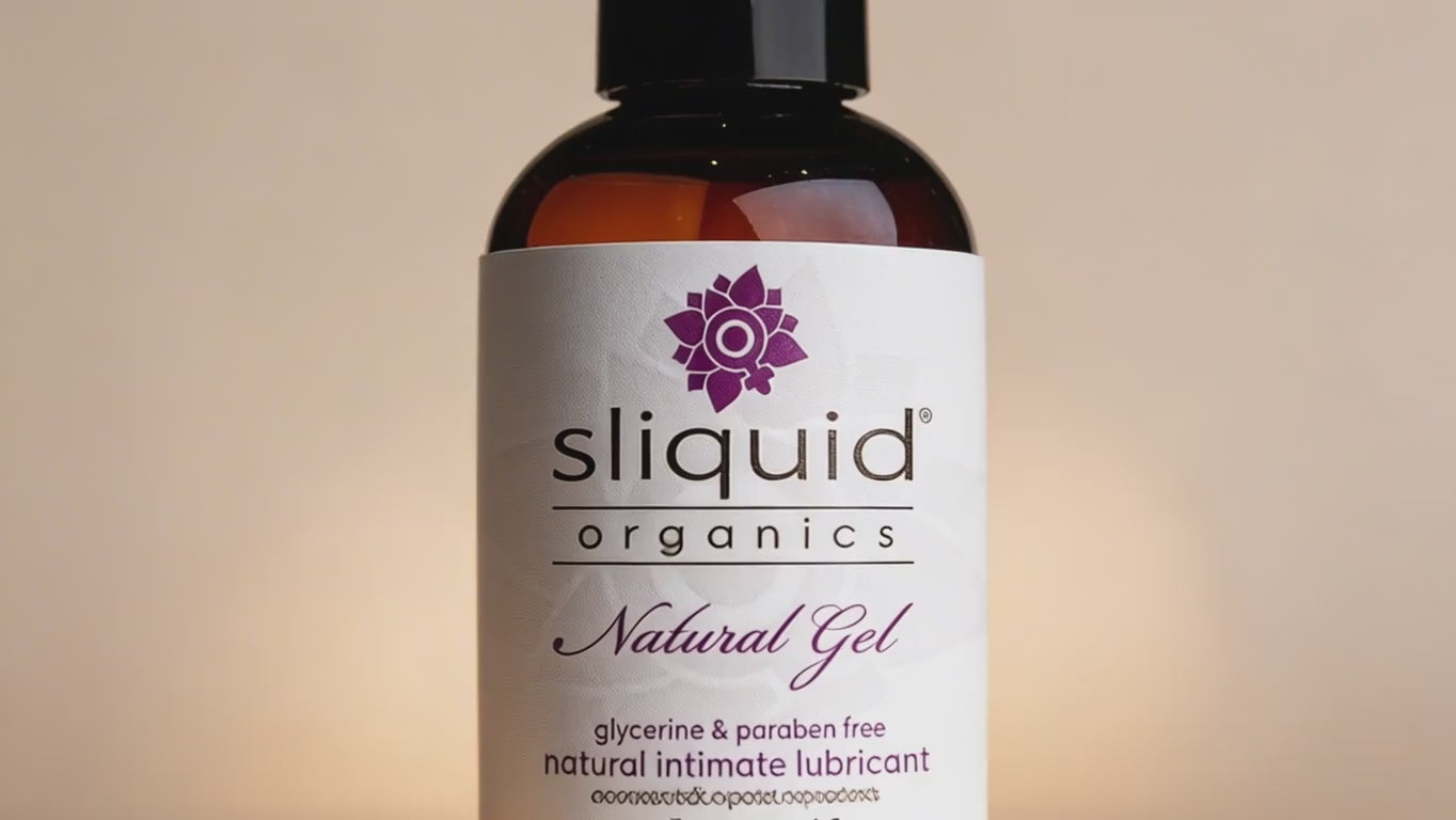 A clip of Sliquid Organics Natural Gel