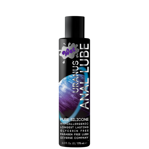 Wet Uranus Lube Pure Silicone Hypoallergenic Longest Lasting Glycerin Free Paraben Free Lubes