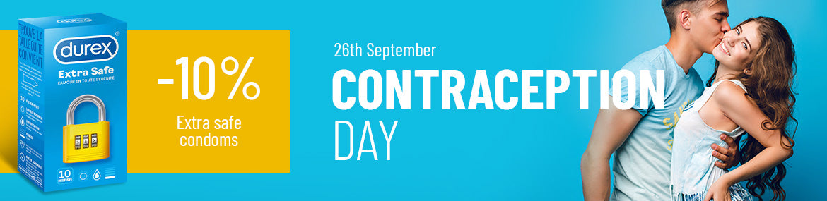 Contraception Day -10% Extra Safe condoms