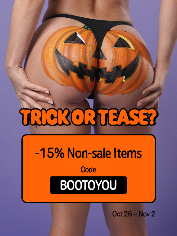 Wide Halloween promotional banner titled 