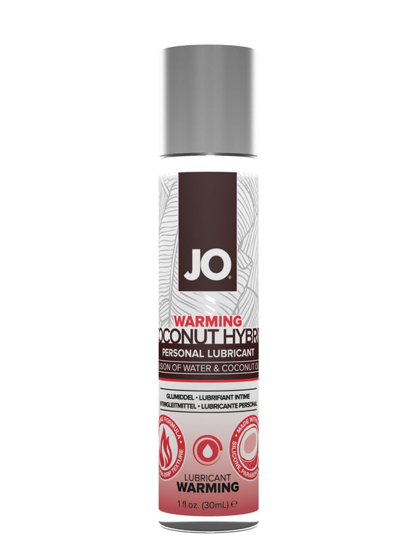 JO Silicone Free Hybrid Lubricant with Coconut Warming 1 fl oz