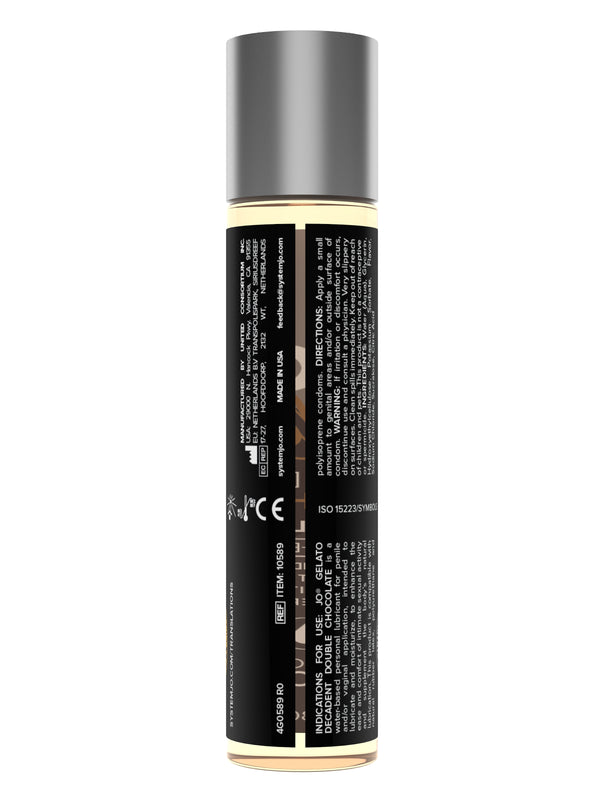 Jo Gelato Decadent Double Chocolate Lubricant 1 fl oz