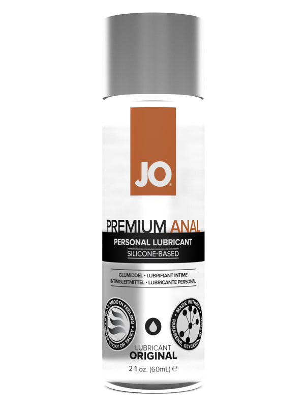 JO Premium Anal Original Silicone-Based Lubricant 2 fl oz
