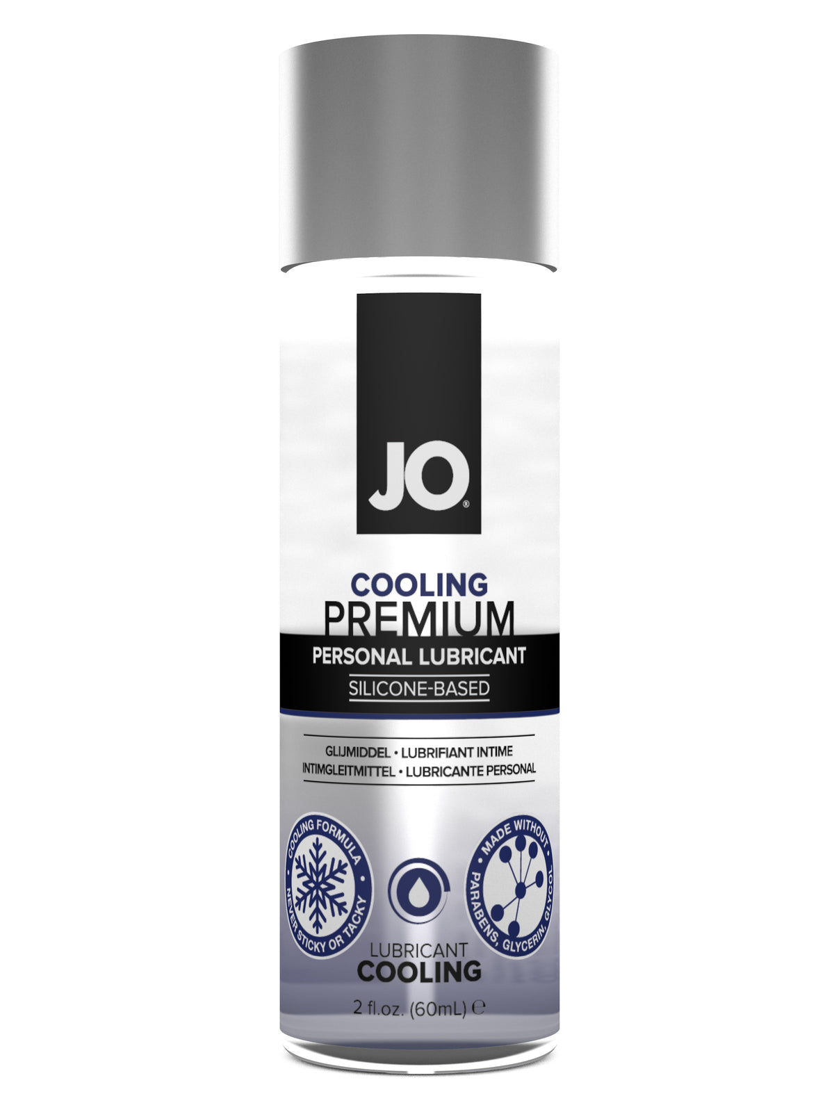 JO Premium Cooling Silicone-Based Lubricant 2 fl oz