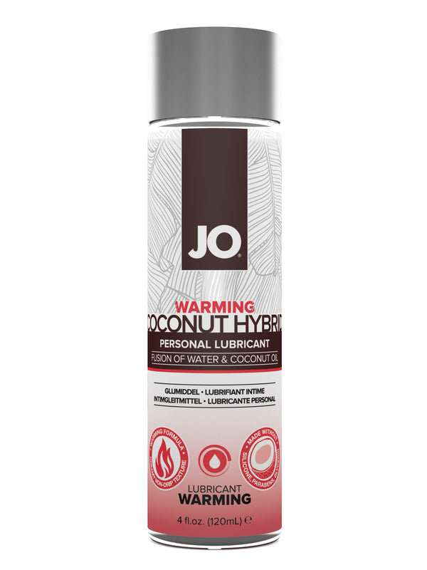 JO Silicone Free Hybrid Lubricant with Coconut Warming 4 fl oz