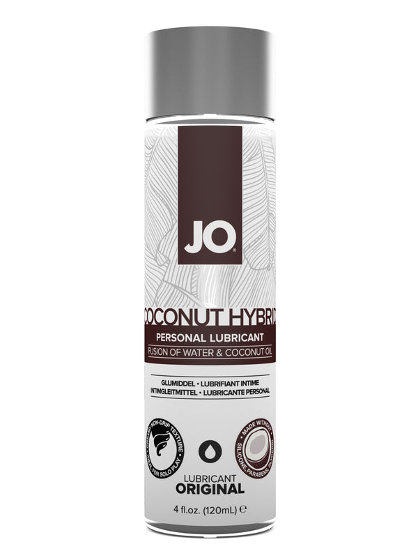 JO Silicone Free Hybrid Coconut Original Lubricant 4 fl oz