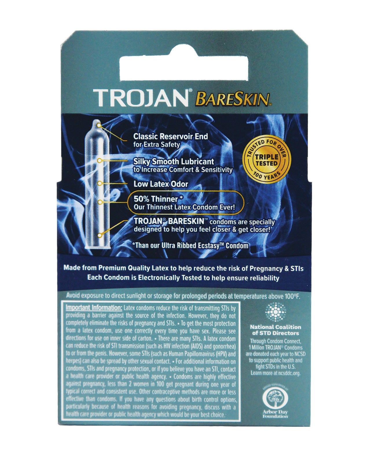 Trojan BareSkin Box 3 ❤️ WorldCondoms