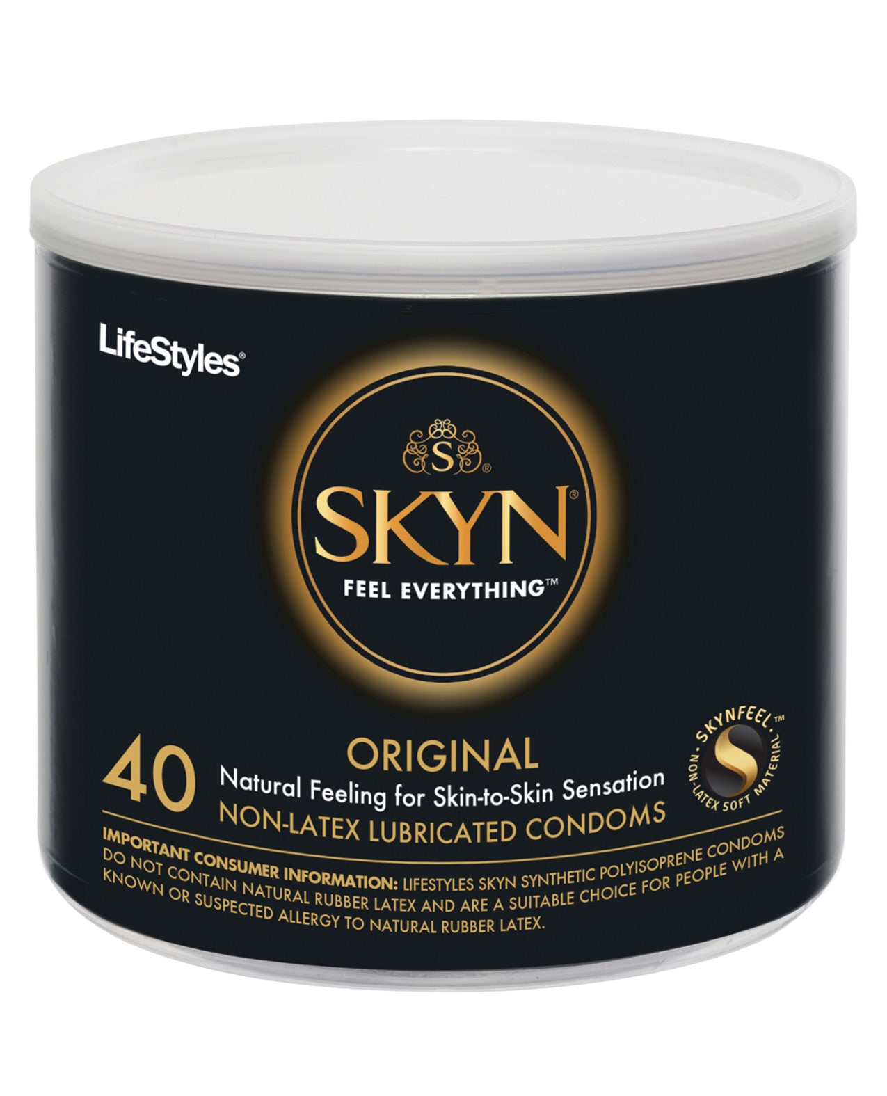 SKYN Original Condoms Bowl of 40 ❤️ WorldCondoms