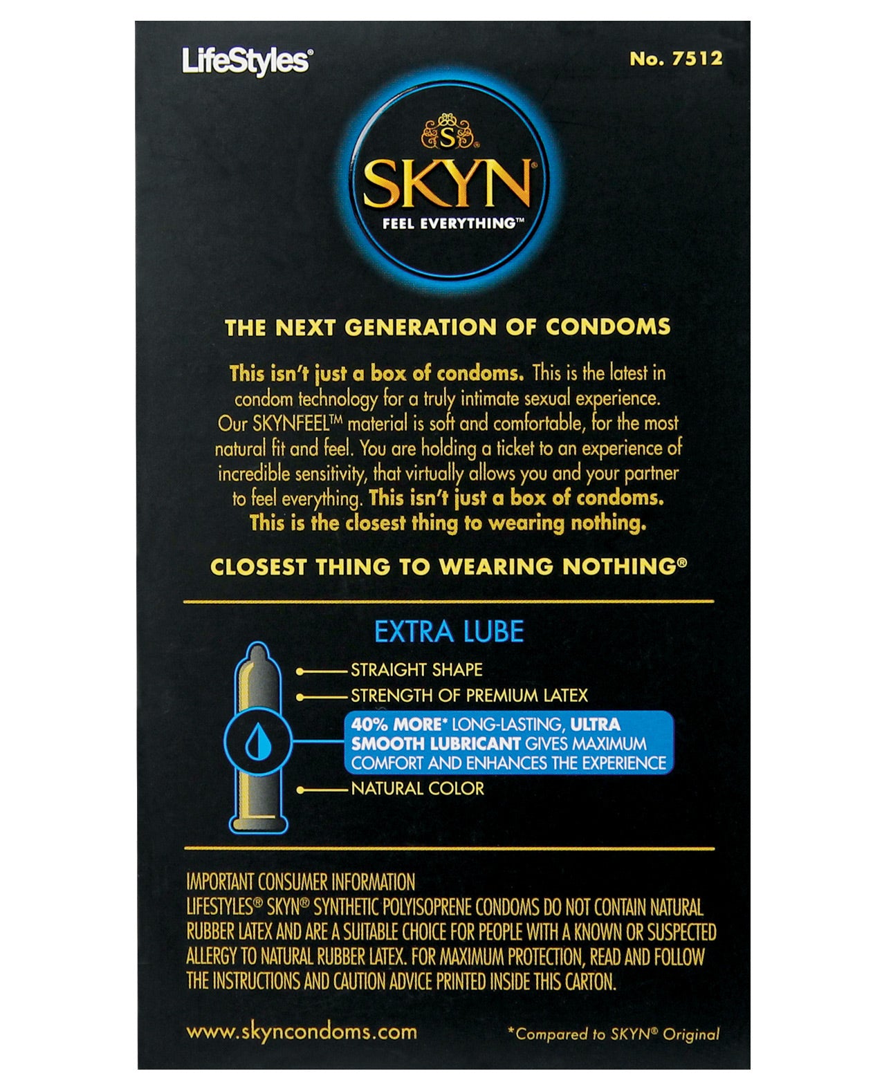 SKYN Extra Lubricated 12 Pack Secondary image