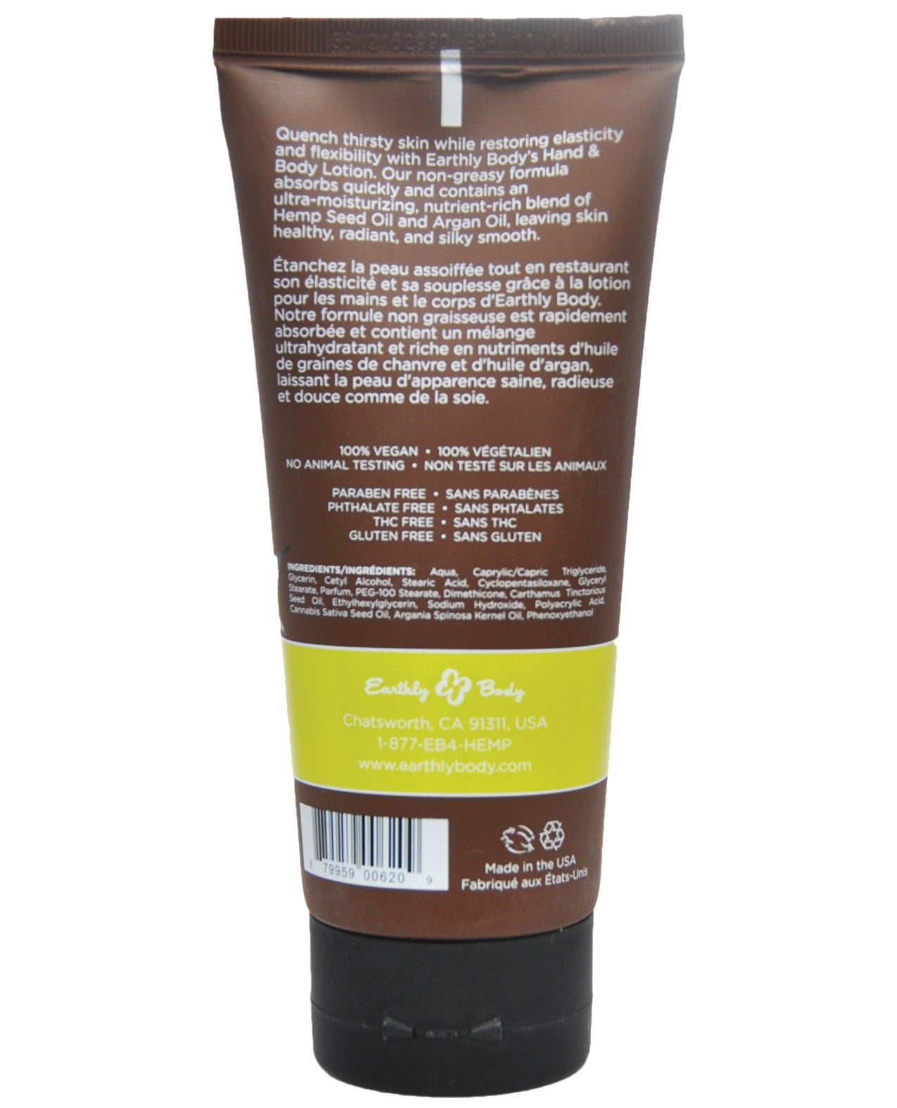 Loción para manos y cuerpo Earthly Body Nag Champa 7 fl oz Imagen secundaria del producto